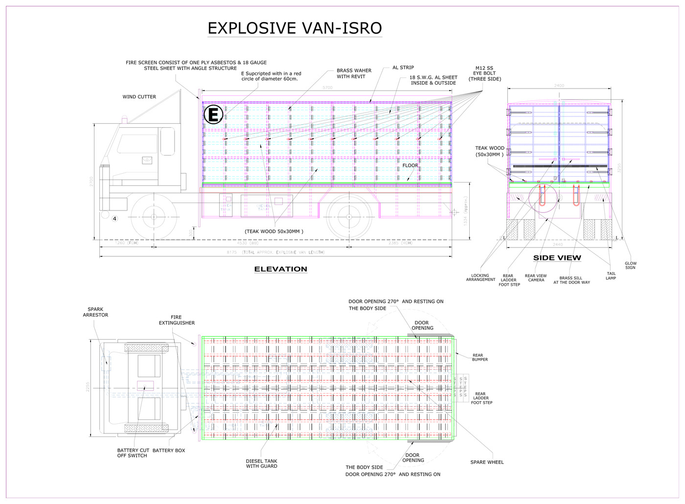 Explosives Van CAD