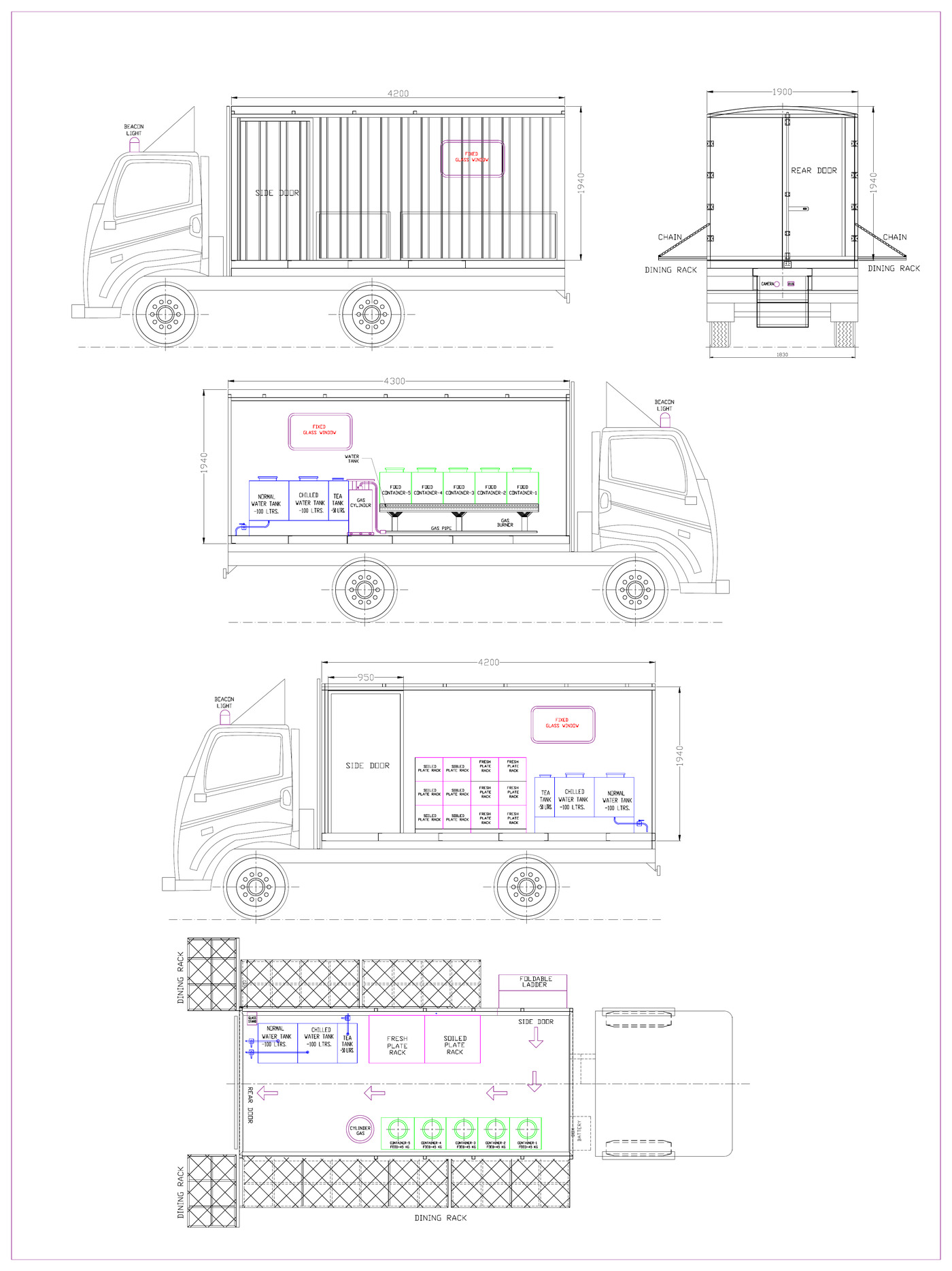 Food Van CAD