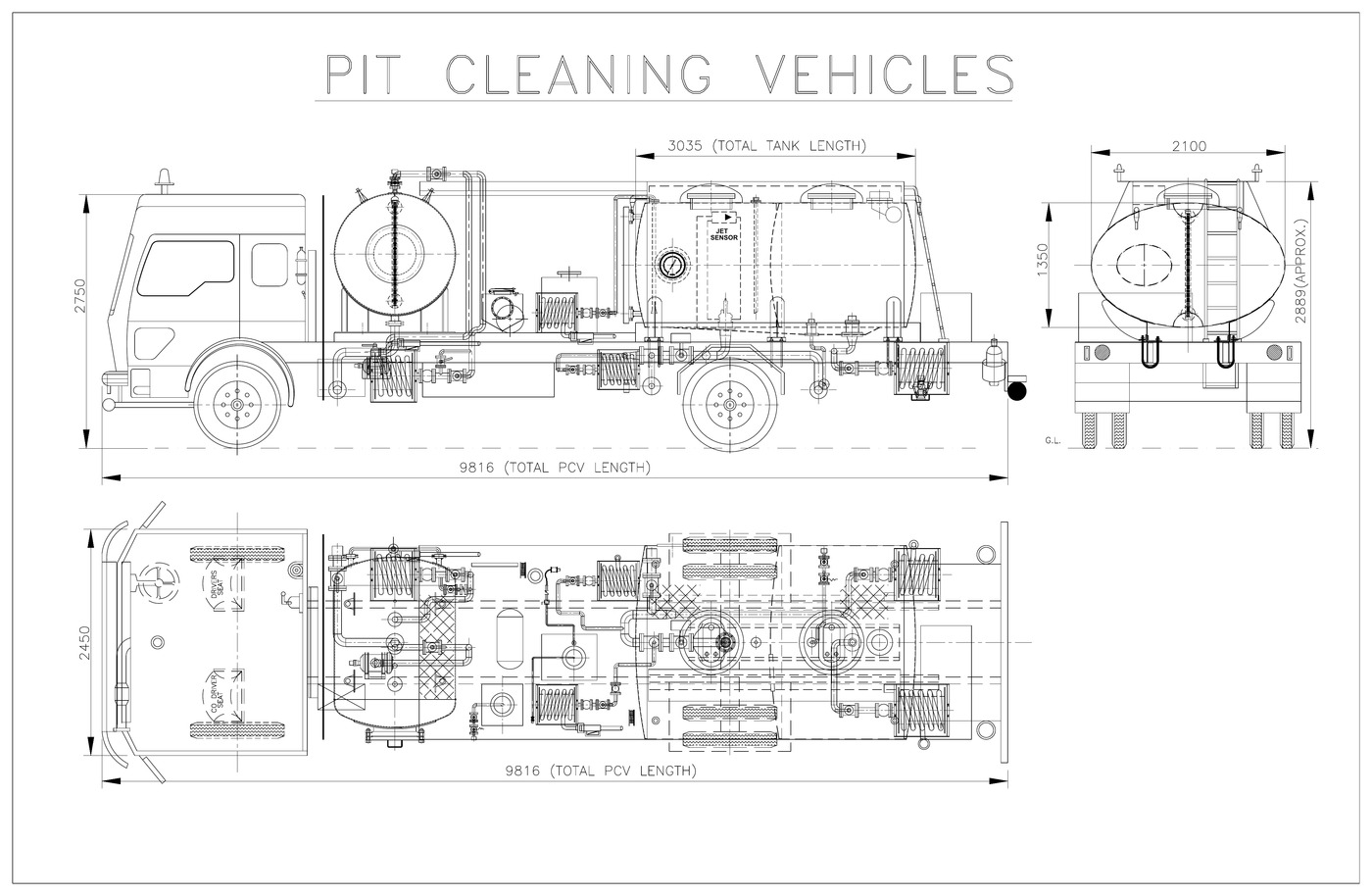 Pit Cleaning Vehicle CAD