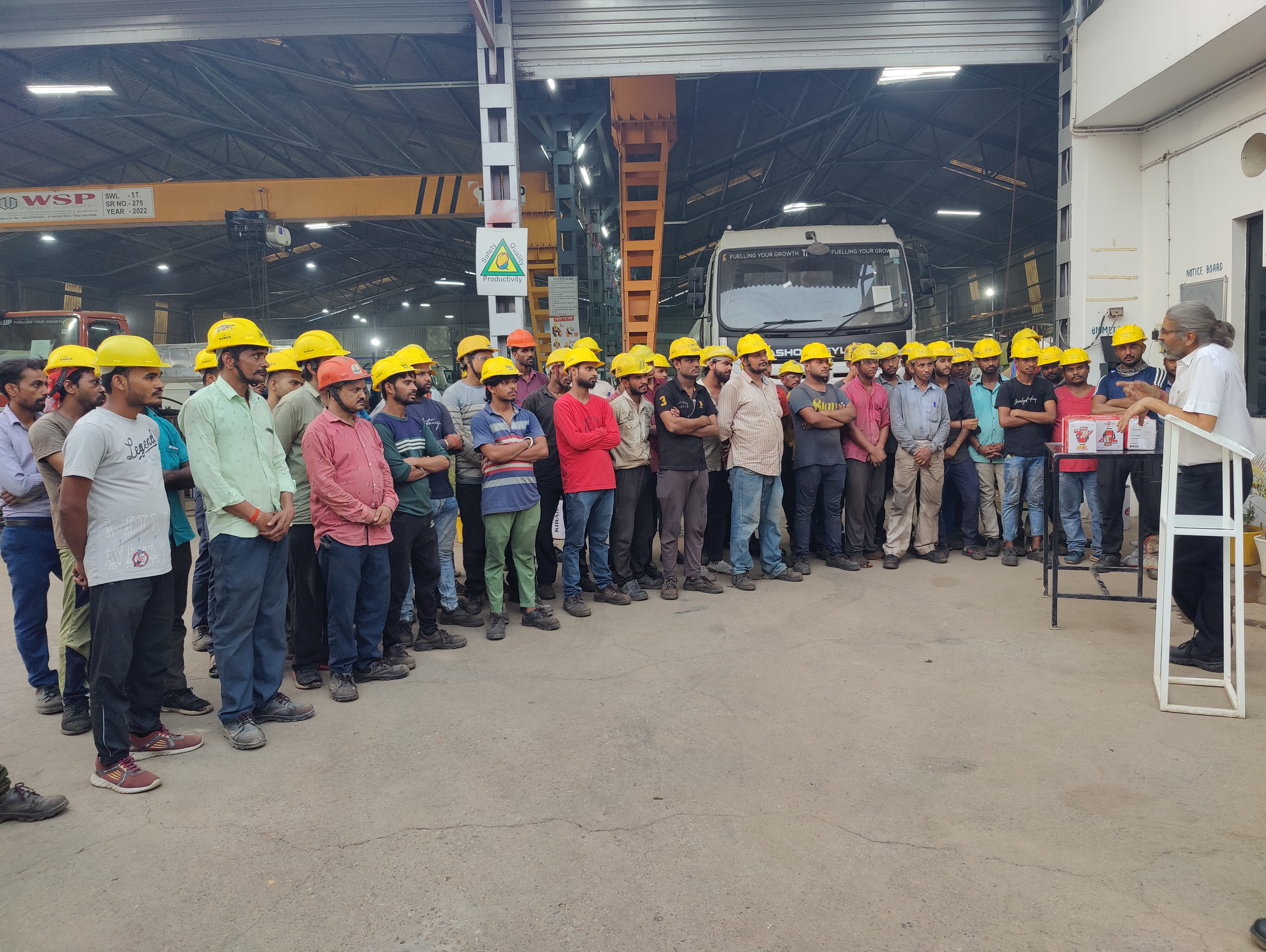 Tankup production team on the factory floor